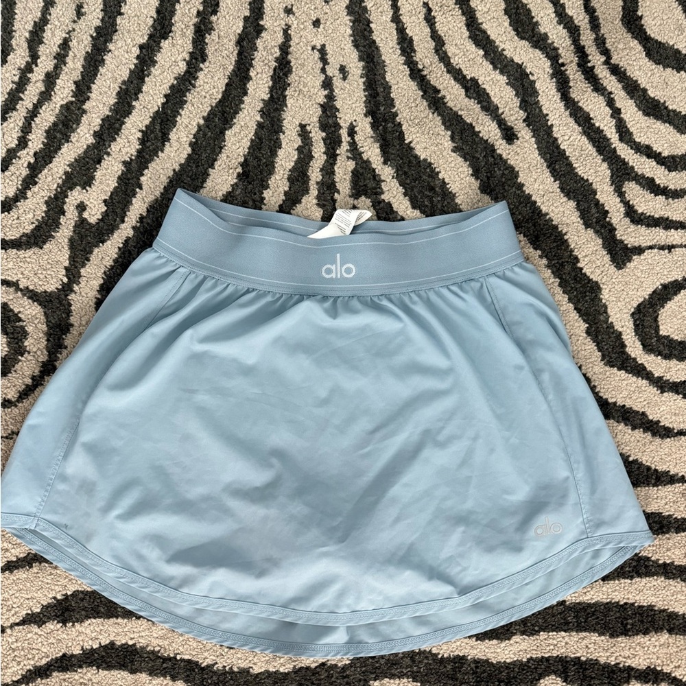 ALO Yoga Light Blue Mini Skirt